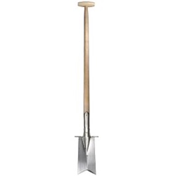 verplantspade met steps, steel 90 cm